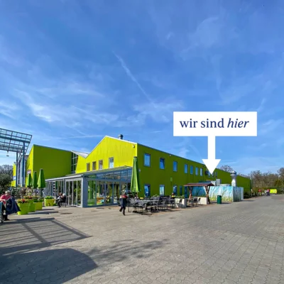 Vorschaubild: Standort der Praxis auf dem Gelände von Pflanzen Kölle