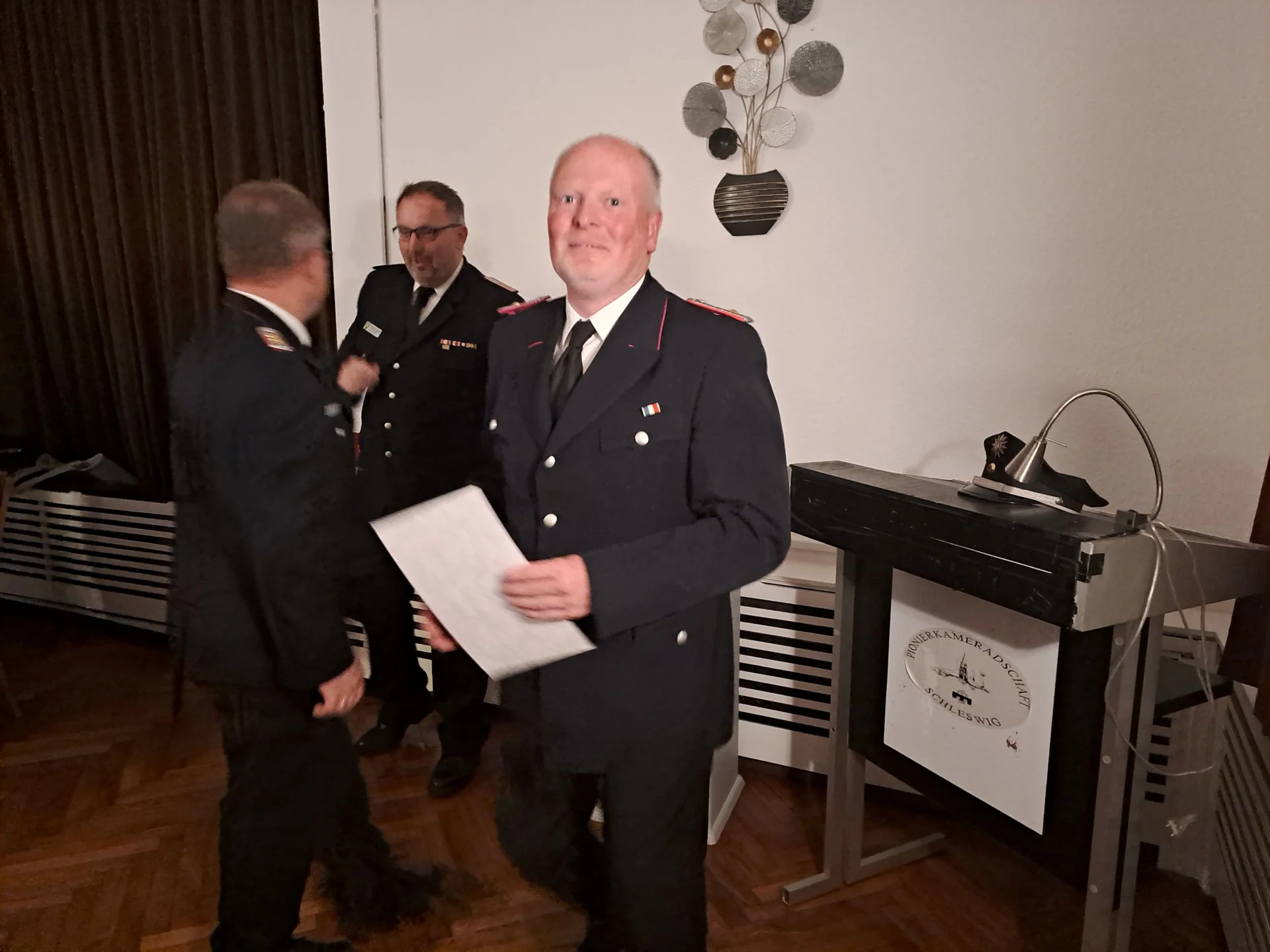Bild: Beförderung Marc Thomsen