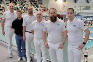 Vorschaubild: Hessische Kampfrichter (Michael Thürauf, Dominik Plamper, Benjamin Mühlbauer, Heiko Geis, Stefan Langanke, Ingo Zacharias – v.l.n.r.), Foto: S. Sonnenschein