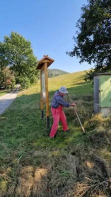 Rund um die Infotafel in Oelknitz (Foto B Merker)  (Bild vergr&ouml;&szlig;ern)