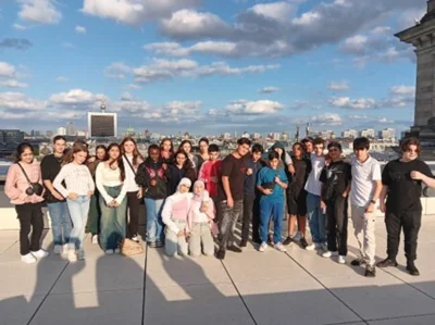 Ausblick vom Reichstagsgeb&auml;ude auf Berlin ! Einfach toll !!  (Bild vergr&ouml;&szlig;ern)