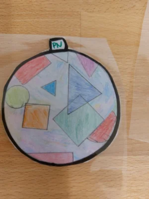 Foto des Albums: Klasse 2 - Weihnachtskugeln nach Wassily Kandinsky