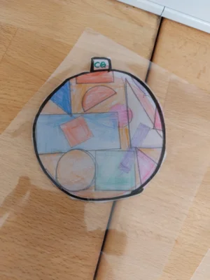 Foto des Albums: Klasse 2 - Weihnachtskugeln nach Wassily Kandinsky