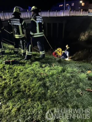 Schleifkorbtrage im Einsatz 