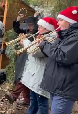 Flessenow Weihnachtsbaum schlagen 2  (Bild vergr&ouml;&szlig;ern)