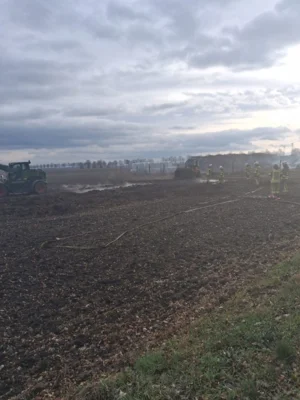 Foto des Albums: brennender Misthaufen nahe Wulferstedt