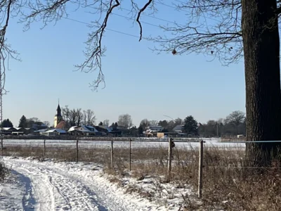 Blick auf das Dorf  (Bild vergr&ouml;&szlig;ern)