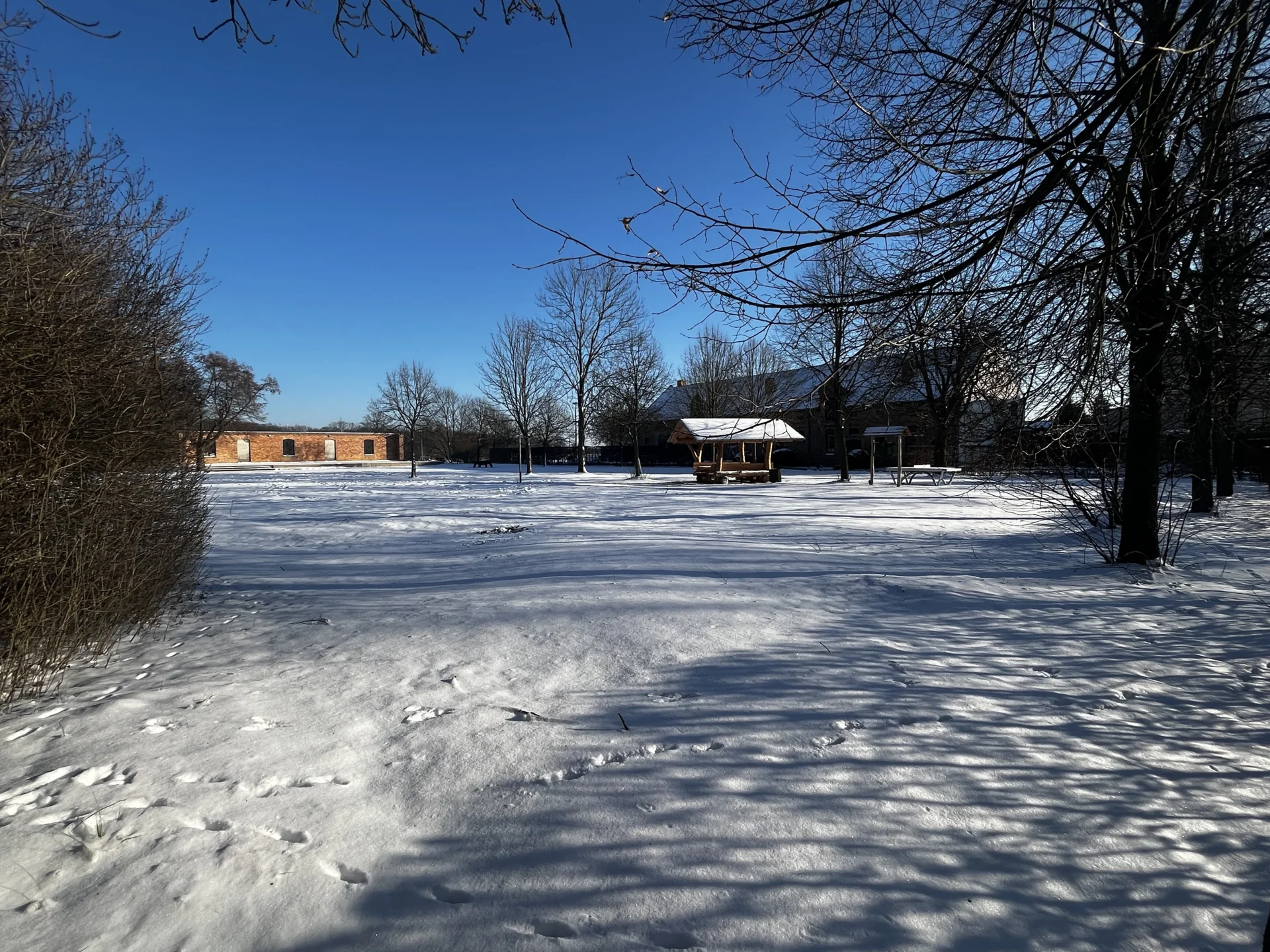 Bild: Blick zum Bürgerhaus