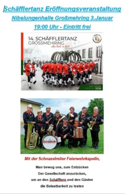 Werbung f&uuml;r den Er&ouml;ffnungsabend 
