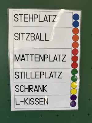 Foto des Albums: Flexible Seating in der H1