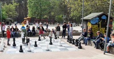 Fotoalbum Neues Outdoor Schachspiel