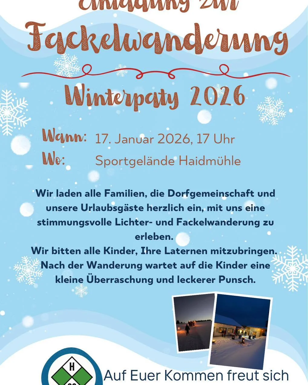 Bild: Einladung zur Fackelwanderung