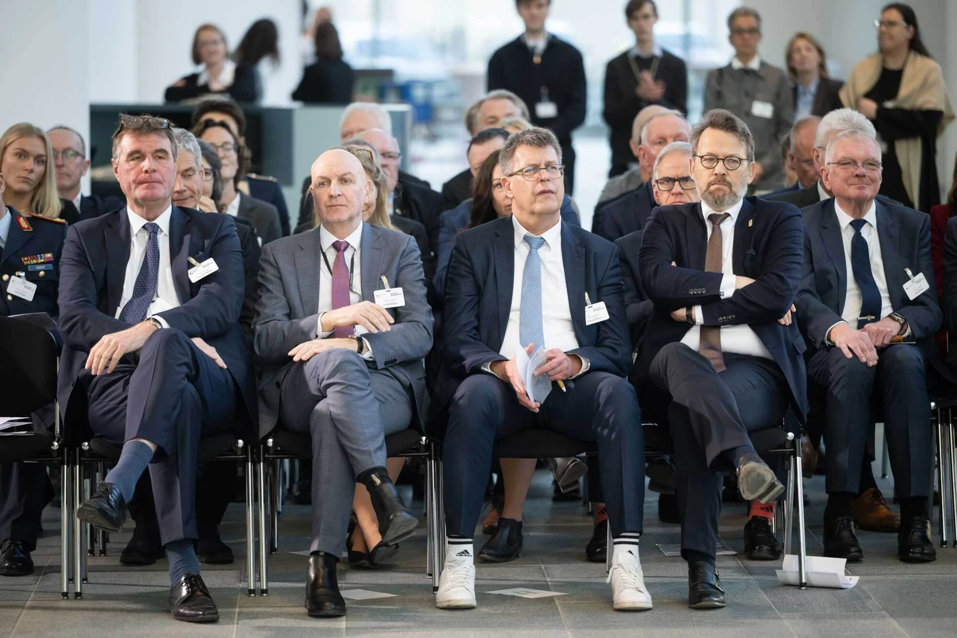 Bild: Uwe Oldenburg unter den Ehrengästen bei der Verleihung im Bundeskanzleramt in Berlin. Foto: Laurin Schmid/bundesfoto