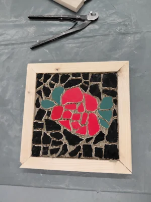 Sch&uuml;lerarbeit Mosaik  (Bild vergr&ouml;&szlig;ern)