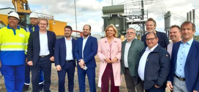 Abstecher zum neuen Solarpark  (Bild vergr&ouml;&szlig;ern)