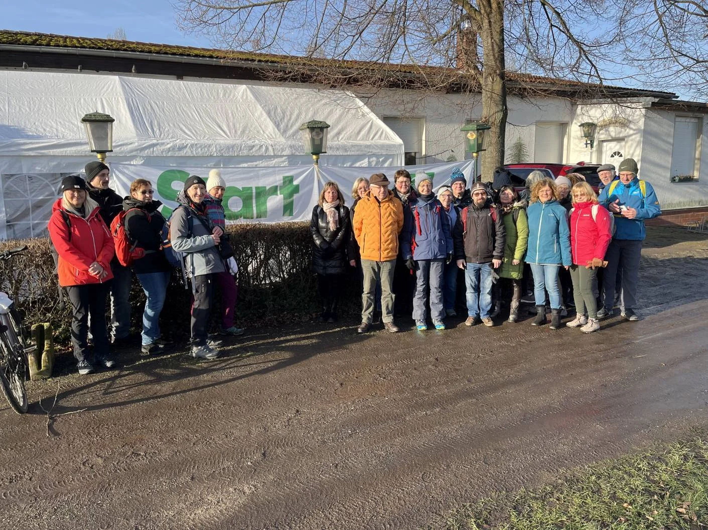 Bild: 1. Begrüßung der  Eilenburger WG