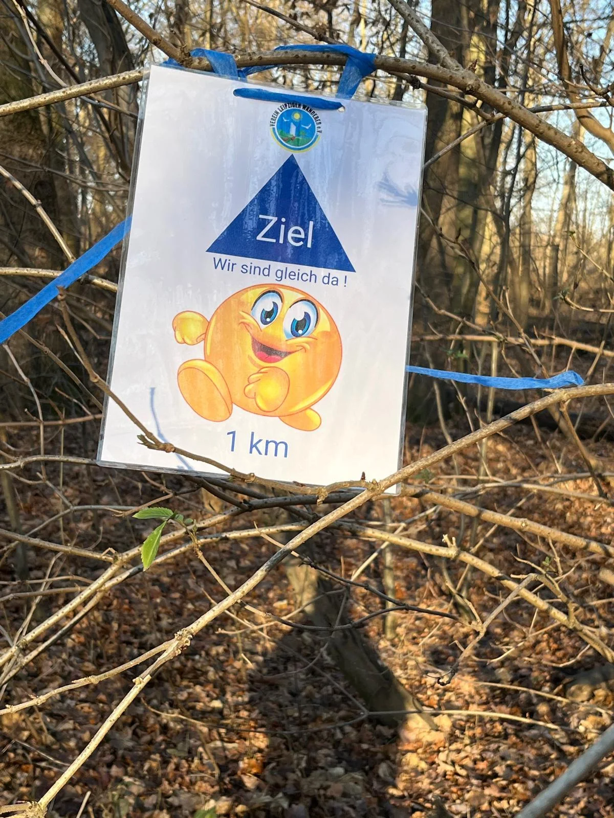 Bild: 5. Endlich - nur noch 1 km bis zum Ziel