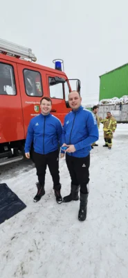 Saubere Wechselkleidung nach dem Einsatz (Atemschutzeinsatz)  (Bild vergr&ouml;&szlig;ern)