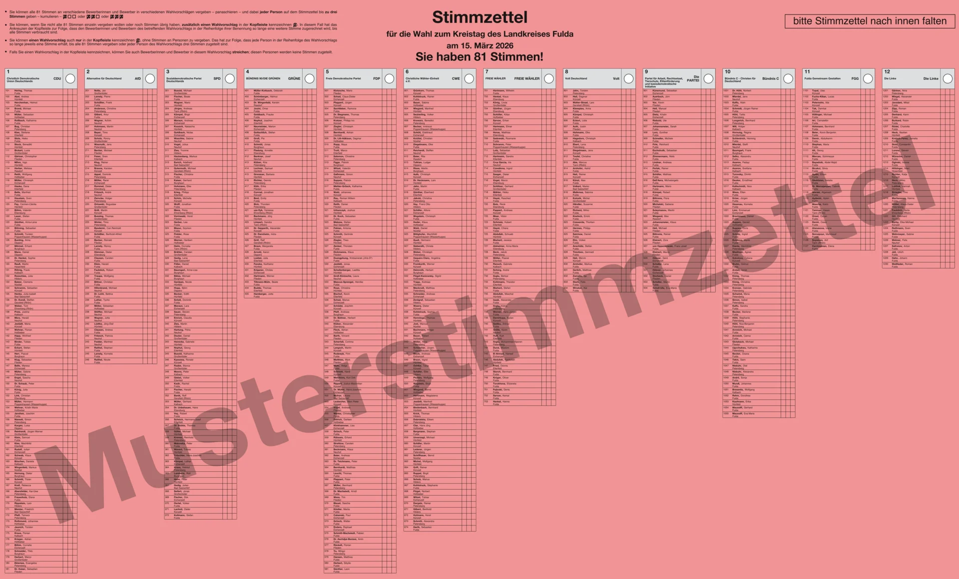 Bild: Kreistagswahl