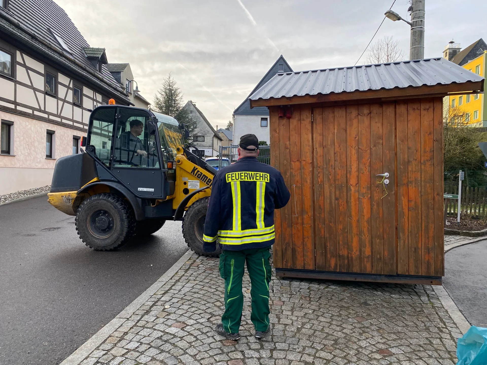 Bild: Abbau Schwibbogenfest 2025 1