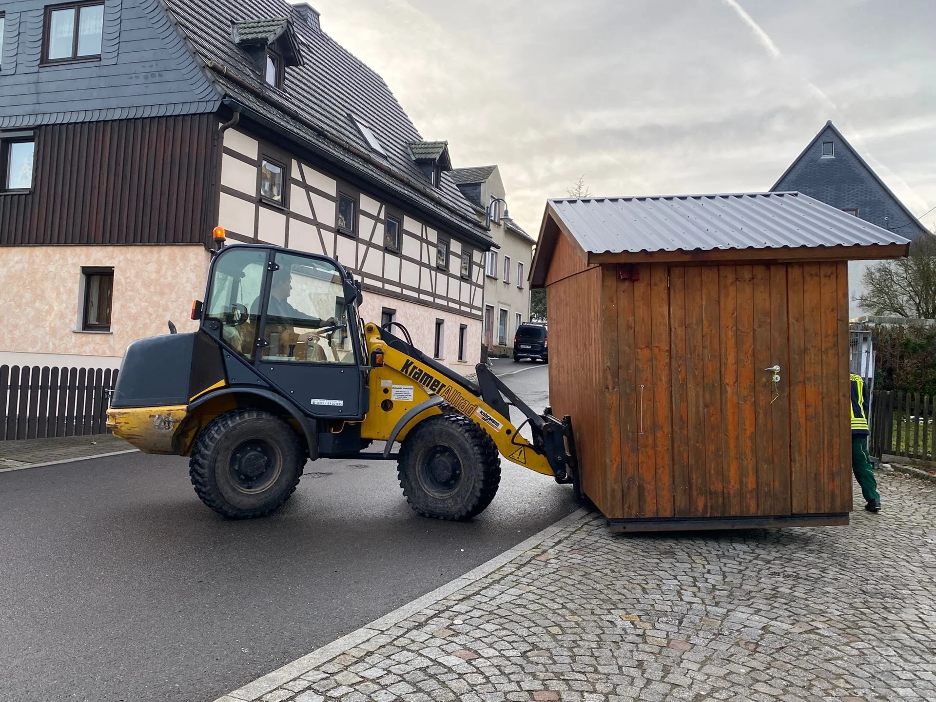 Bild: Abbau Schwibbogenfest 2025 2