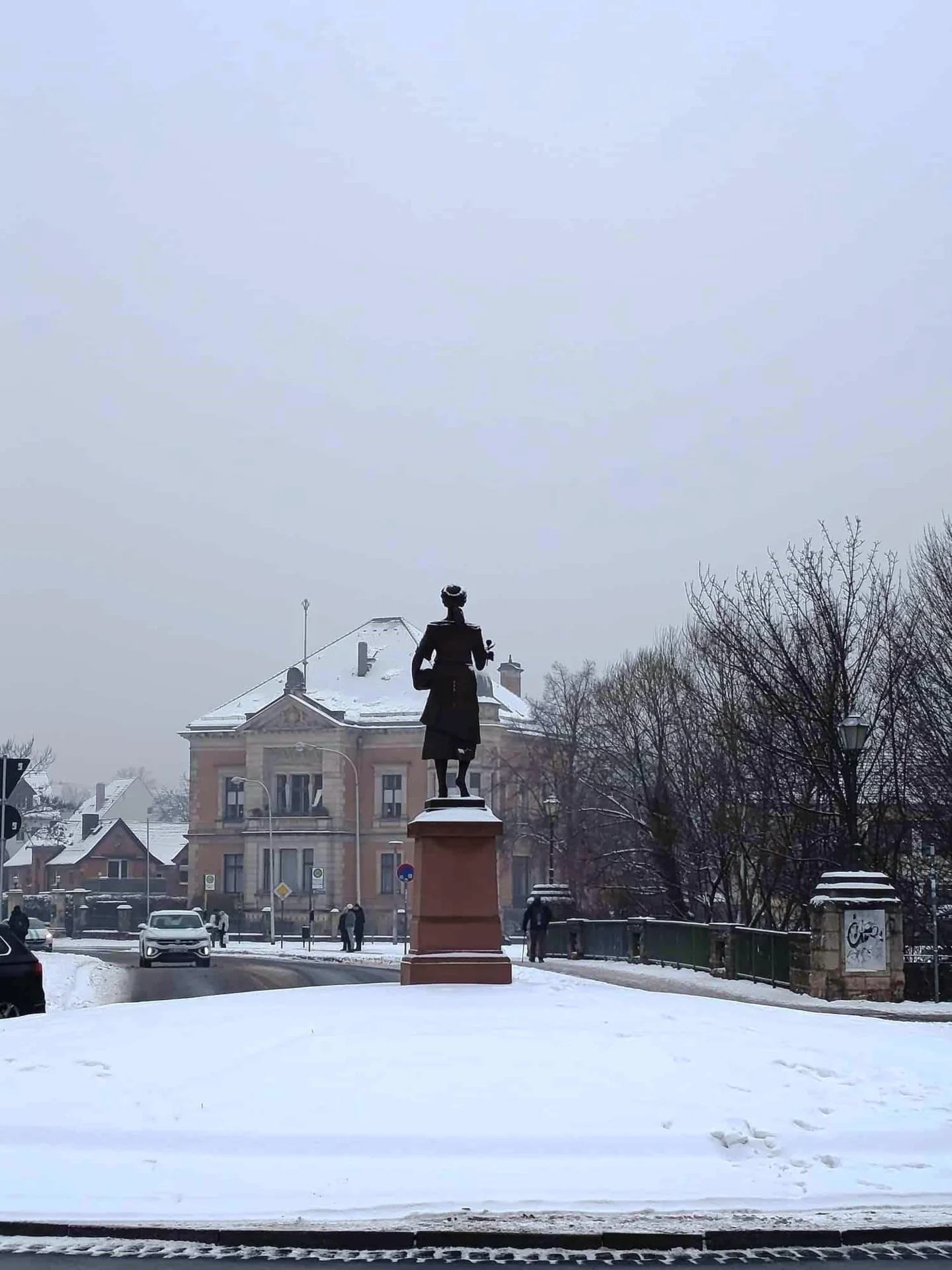Bild: winterliche Verhältnisse in Quedlinburg