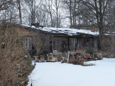 die letzte Baracke des Grenzdurchgangslagers  (Bild vergr&ouml;&szlig;ern)
