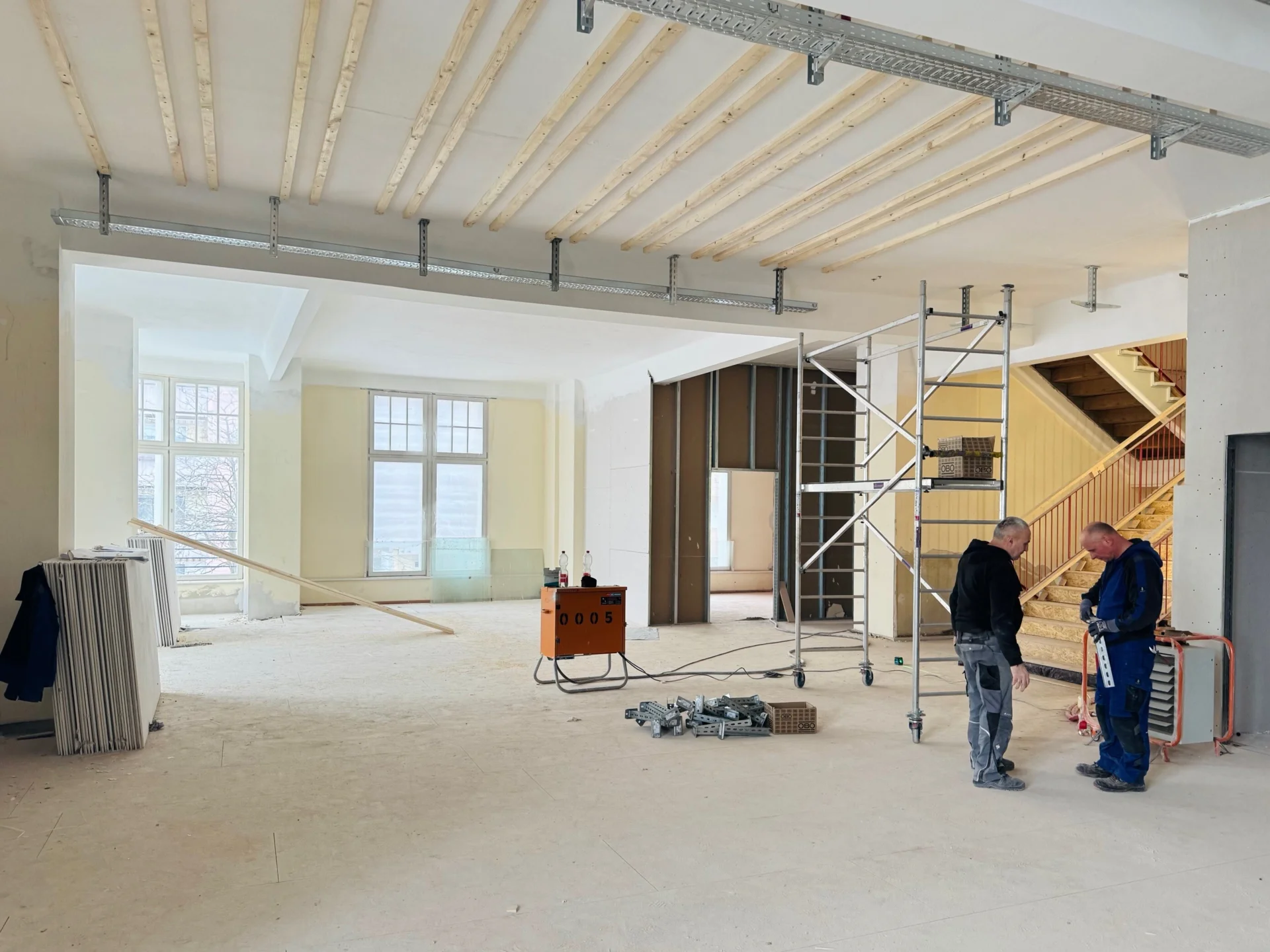 Bild: Blick ins erste Obergeschoss.