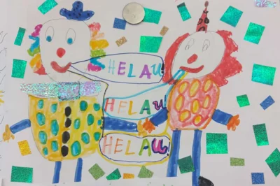 Foto des Albums: Clowns 🤡 zeichnen und gestalten Klasse 3