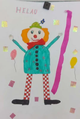 Foto des Albums: Clowns 🤡 zeichnen und gestalten Klasse 3