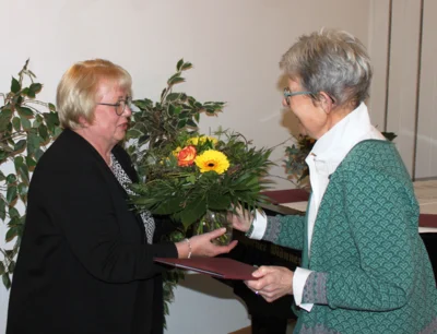 Angelika van der Wall 30 Jahre Mitglied 