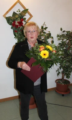 Angelika van der Wall 30 Jahre Mitglied 