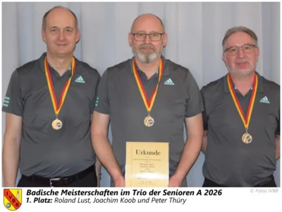 Foto des Albums: Badische Trio-Meisterschaften 2026 der Seniorinnen & Senioren
