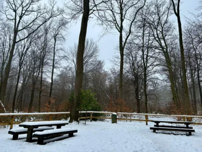 Pause am Grillplatz Wennigser Mark  (Bild vergr&ouml;&szlig;ern)