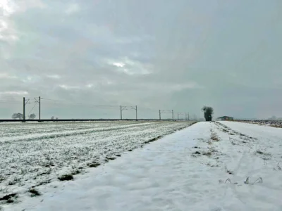 Auf dem Feldweg Richtung Degersen  (Bild vergr&ouml;&szlig;ern)