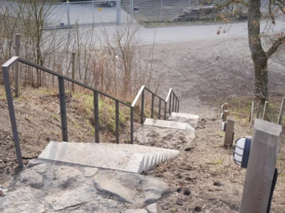 Vorschaubild: Neue Treppe zur Burg Greiffenberg