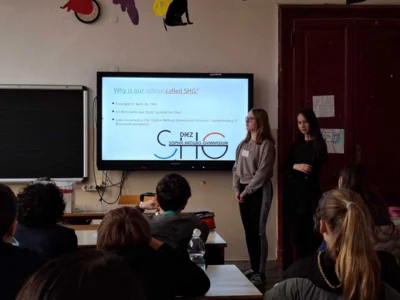 Tag 5: Pr&auml;sentation &uuml;ber das SHG 