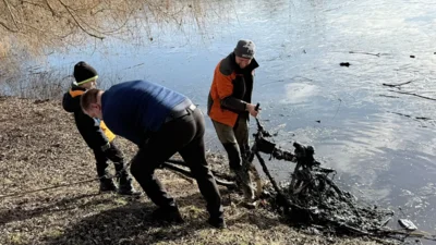 Foto des Albums: Arbeitseinsatz am Saale Altarm am 22.02.2026