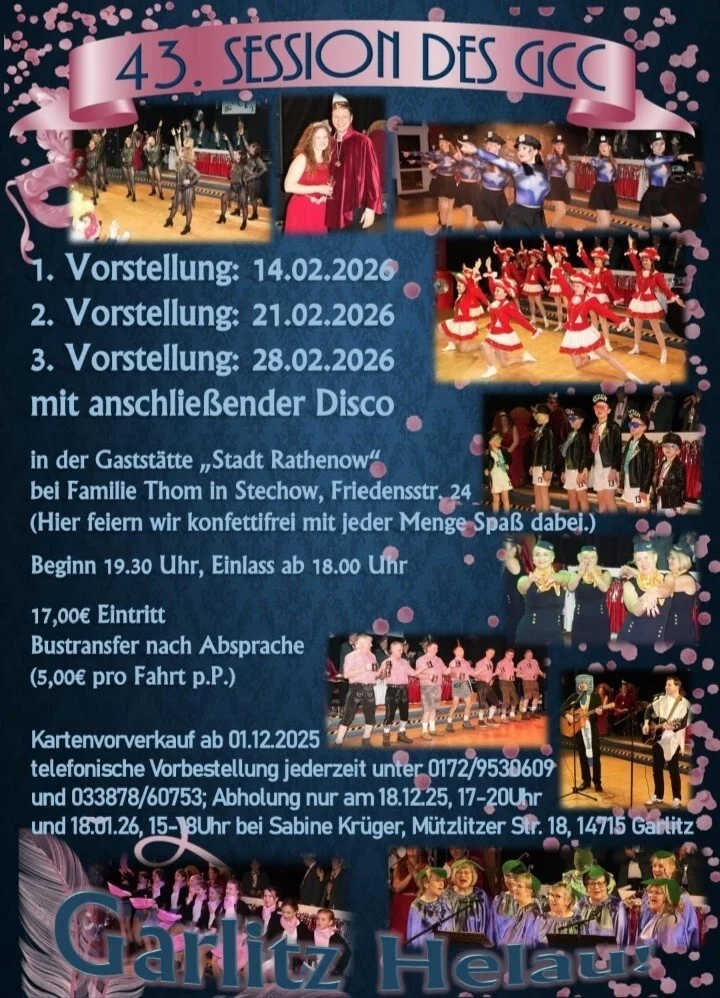 Bild : Flyer Carneval 2026