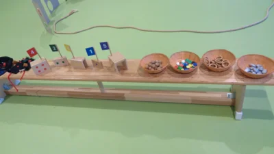 Die Vorschulkinder besuchen zurzeit regelm&auml;&szlig;ig das "Zahlenland"  (Bild vergr&ouml;&szlig;ern)