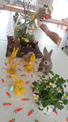 Alles ist bereit f&uuml;r unser Osterfr&uuml;hst&uuml;ck!  (Bild vergr&ouml;&szlig;ern)