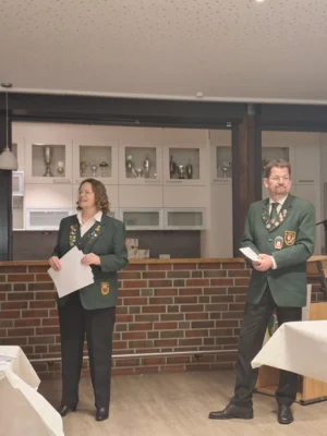 Ehrungen auf Kreis- und Landesebene: Martina Wiechers und Lars Bathke 