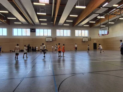 Foto des Albums: Erstes Testspiel - U12 Basektball