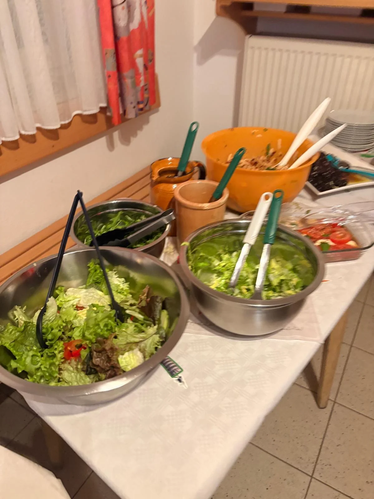 Bild: Das Salatbuffet