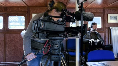 Foto des Albums: „Making-of“ auf der RIESA – Dreharbeiten zum Podcast mit dem RBB