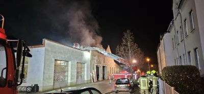 Foto des Albums: B2: Gewerbe, Brand Werkstatt