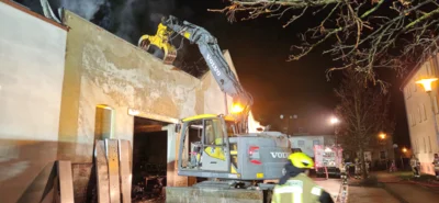 Foto des Albums: B2: Gewerbe, Brand Werkstatt