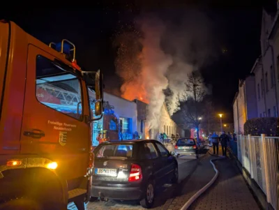 Foto des Albums: B2: Gewerbe, Brand Werkstatt