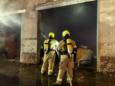 Foto des Albums: B2: Gewerbe, Brand Werkstatt