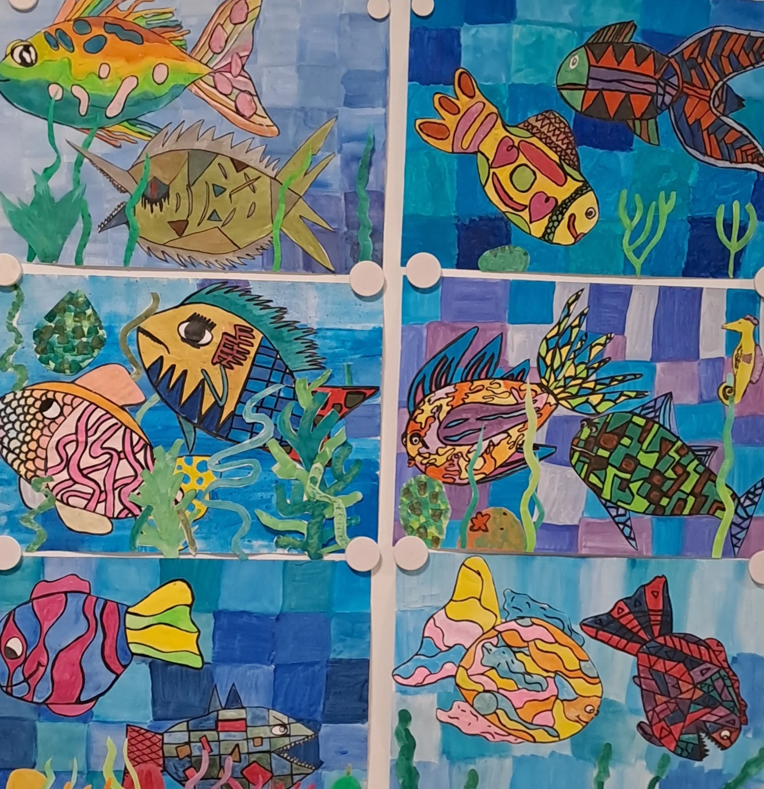 Bild: Stufe 6- Wir malen wie Paul Klee